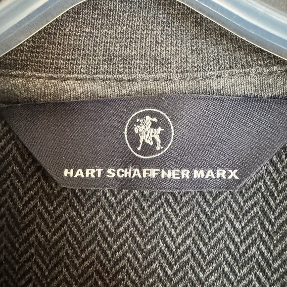 Hart Schaffner Marx Full Zip Bomber‎ Jacket Herringbone Tweed Gray Men’s Size M - Picture 3 of 11
